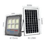 Ηλιακός Προβολέας 1000W IP67 6000K Με Πάνελ electronistas.gr