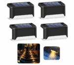 Σετ 4τμχ Ηλιακά Φωτάκια LED Θερμό Λευκό Για Σκάλες & Μονοπάτια electronistas.gr