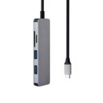 Μετατροπέας Type-C Σε HDMI Με 2x USB 3.0 & Αναγνώστη Καρτών TF/SD electronistas.gr