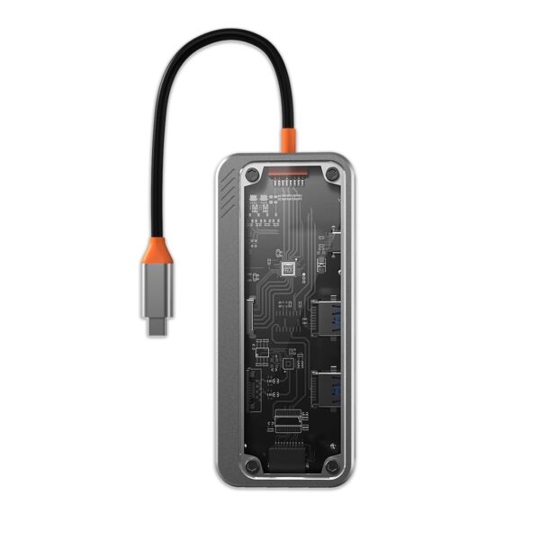 Διανομέας 8 Σε 1 Type-C Με HDMI / LAN / USB 3.0 / USB-C / Θύρες SD & TF electronistas.gr