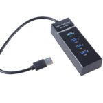 Διανομέας USB 3.0 4 Θυρών Με Μπλε Ένδειξη LED – Έως 5Gbps electronistas.gr