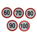 Ανακλαστικό Αυτοκόλλητο Ορίου Ταχύτητας Για Φορτηγά – 16cm electronistas.gr