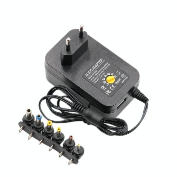 Universal Φορτιστής 3–12V 3A 30W Mε 6 Αντάπτορες electronistas.gr