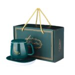 Κεραμική Κούπα Με Καπάκι, Κουταλάκι & Θερμαινόμενη Βάση USB | 350ml electronistas.gr