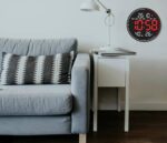 Ψηφιακό LED Ρολόι Τοίχου 25.5cm Με Τηλεχειριστήριο electronistas.gr