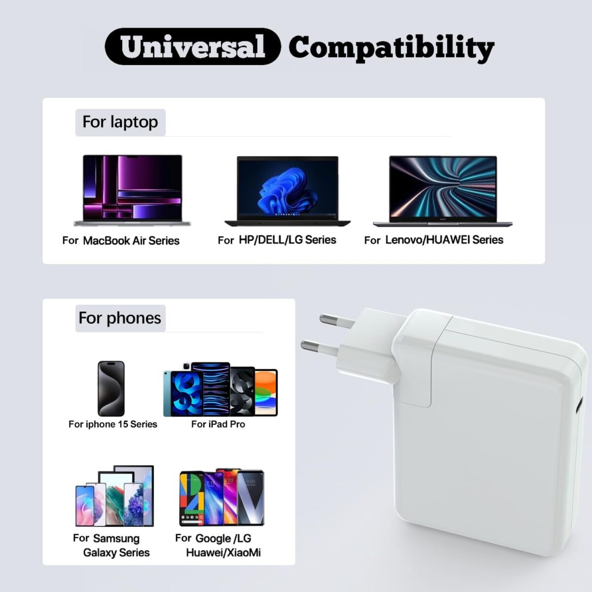 Ταχυφορτιστής USB-C 61W electronistas.gr