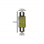 Σετ 2τμχ Λάμπες Σωληνωτές LED 36mm – 27 SMD 3014 – 6500K – Canbus electronistas.gr