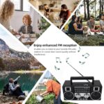 Επαναφορτιζόμενο Φορητό Ηχοσύστημα με Ραδιόφωνο & Bluetooth electronistas.gr
