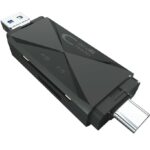 Συσκευή Ανάγνωσης Καρτών (SD/TF) Με Θύρες Lightning + USB + Type-C electronistas.gr