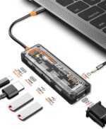 Διανομέας 5 Σε 1 Type-C Σε HDMI / LAN / USB 3.0 / Type-C electronistas.gr