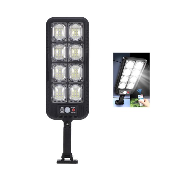LED Ηλιακός Προβολέας Τοίχου Με Ανιχνευτή Κίνησης – 200 LED electronistas.gr