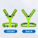 Ανακλαστικό Γιλέκο Νυχτερινού Τρεξίματος 4 LED – Κίτρινο/Πορτοκαλί electronistas.gr