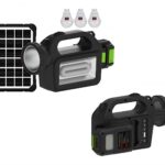 Πολυλειτουργικός Επαναφορτιζόμενος Φακός Εργασίας Με Ηλιακό Πάνελ electronistas.gr