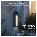 LED Ηλιακό Επιτοίχιο / Κρεμαστό Φωτιστικό 18W Με RGB Εφέ electronistas.gr