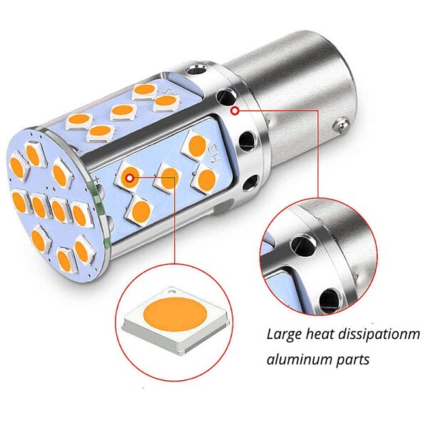 Σετ 2τμχ Λαμπτήρες Canbus 1156 35SMD 23W 12-24V electronistas.gr