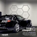 Εξαγωνικό Φωτιστικό Οροφής LED Για Γκαράζ – 5 Κυψέλες 6500K electronistas.gr