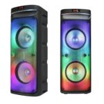 Φορητό Ασύρματο Karaoke Ηχείο Με Διπλό Woofer 10″ electronistas.gr