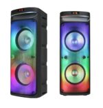 Φορητό Ασύρματο Karaoke Ηχείο Με Διπλό Woofer 10″ electronistas.gr