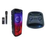 Φορητό Ασύρματο Karaoke Ηχείο Με Διπλό Woofer 10″ electronistas.gr