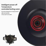 Γυάλινος Βραστήρας Νερού 2lt 1500W Με Φωτισμό – Ασημί electronistas.gr