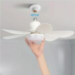 Ανεμιστήρας Οροφής Με Φως – E27, 52cm, 6 Αποσπώμενες Λεπίδες electronistas.gr