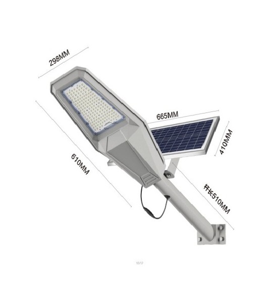Ηλιακός Προβολέας 800W Με Τηλεχειριστήριο & Ηλιακό Panel – IP67 electronistas.gr