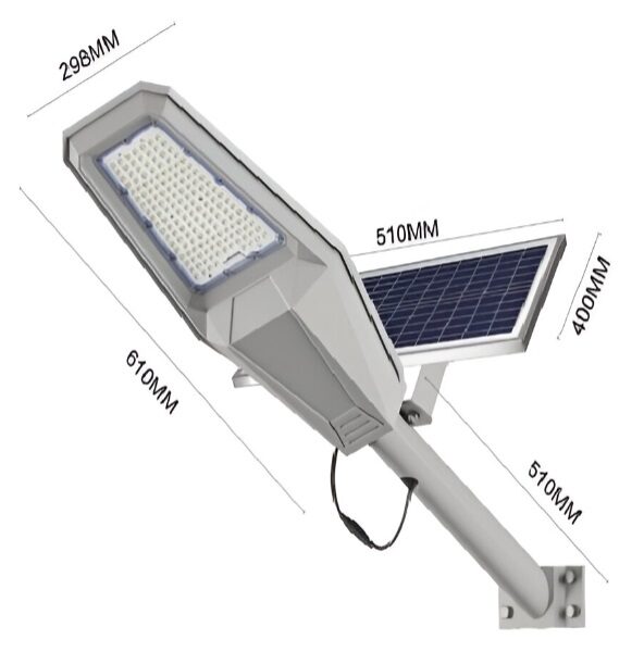 Ηλιακός Προβολέας 600W Με Τηλεχειριστήριο & Ηλιακό Panel – IP67 electronistas.gr