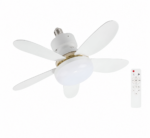 Ανεμιστήρας Οροφής Με Φως 50W– E27, 52cm, 5 Αποσπώμενες Λεπίδες electronistas.gr