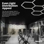 Εξαγωνικό Φωτιστικό Οροφής LED Για Γκαράζ – 5 Κυψέλες 6500K electronistas.gr