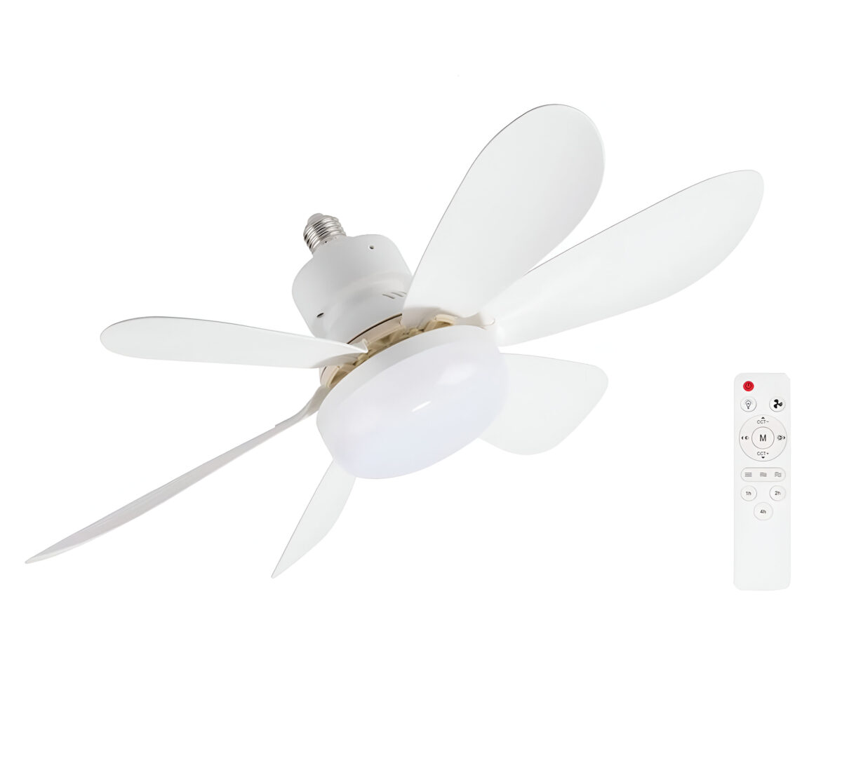 Ανεμιστήρας Οροφής Με Φως – E27, 52cm, 6 Αποσπώμενες Λεπίδες electronistas.gr