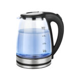 Γυάλινος Βραστήρας Νερού 2lt 1500W Με Φωτισμό – Ασημί electronistas.gr