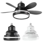 Ανεμιστήρας Οροφής Με Φως– E27, 46cm, 5 Αποσπώμενες Λεπίδες electronistas.gr