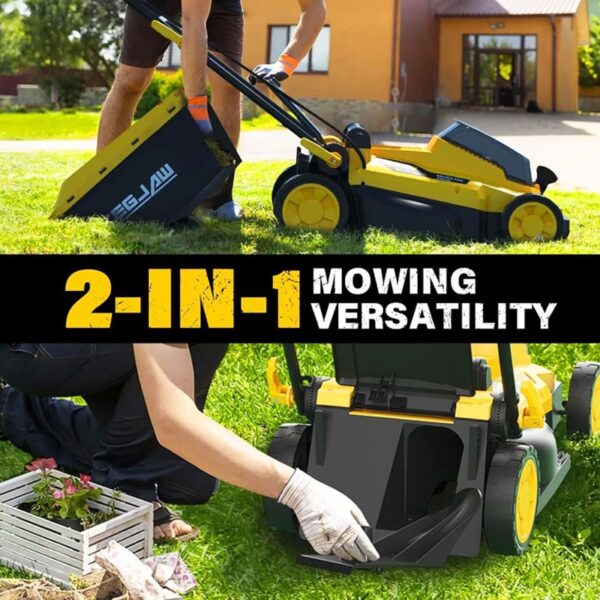 Ηλεκτρική Μηχανή Γκαζόν Μπαταρίας Λιθίου electronistas.gr