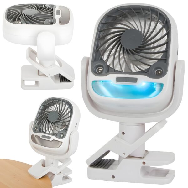 Mini Φορητό Κλιματιστικό Air Cooler Με LED RGB & Μπαταρία 2000mAh electronistas.gr