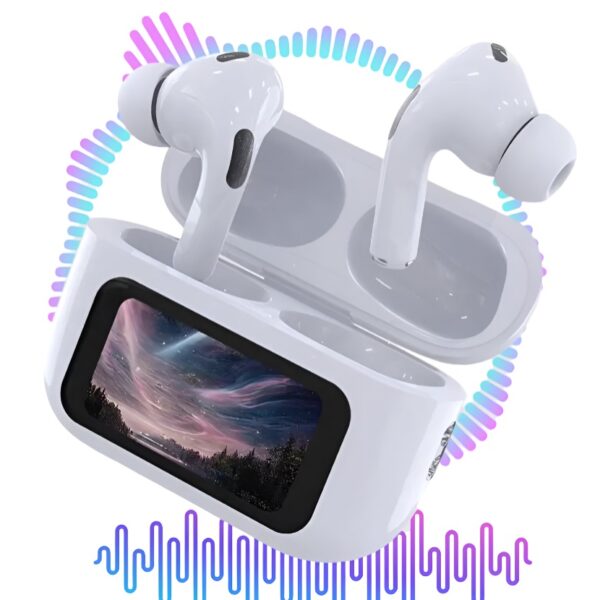 Ασύρματα Ακουστικά Bluetooth Με Οθόνη Ένδειξης Φόρτισης electronistas.gr