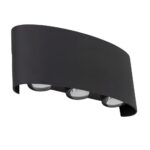 Εξωτερικό Αδιάβροχο Φωτιστικό Τοίχου Αλουμινίου 6W 3000K 85-265V electronistas.gr