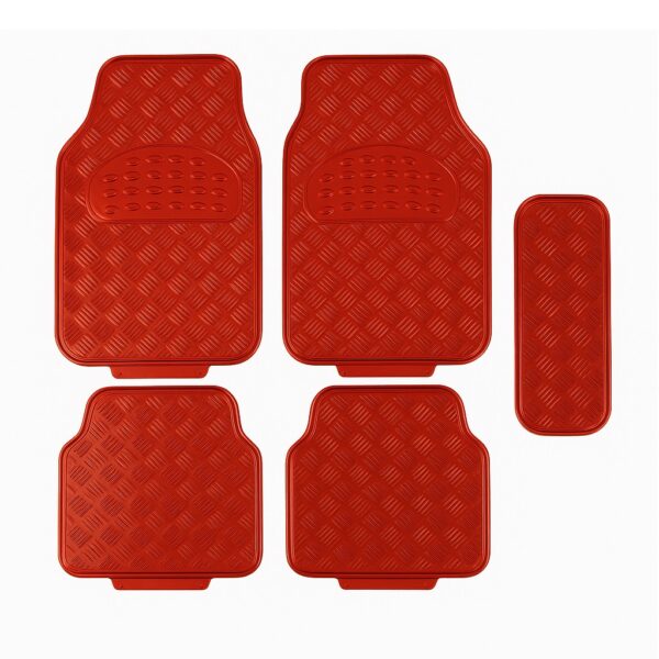 Σετ 5τμχ Πατάκια Αυτοκινήτου – Κόκκινα electronistas.gr