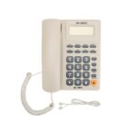 Ενσύρματο Σταθερό Τηλέφωνο Γραφείου Με Αναγνώριση Κλήσης FSK/DTMF – Handsfree & LCD electronistas.gr