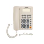 Ενσύρματο Σταθερό Τηλέφωνο Γραφείου Με Αναγνώριση Κλήσης FSK/DTMF – Handsfree & LCD electronistas.gr