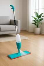 Περιστρεφόμενη Σφουγγαρίστρα Παρκετέζα Με Σπρέι Ψεκασμού & Μικροΐνες electronistas,gr