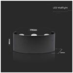 LED Επιτοίχιο Σποτ 17cm – 6W electronistas.gr