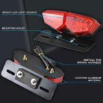Διπλό ΟπίσθιοΦανάρι Μοτοσυκλέτας LED Mε Φλας – Universal electronistas.gr