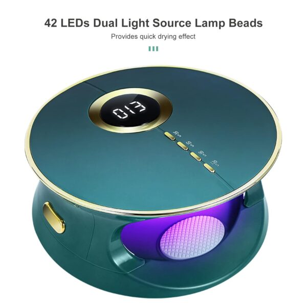 Επαγγελματικό Φουρνάκι Νυχιών UV LED 168W Mε Χρονοδιακόπτη & Αποσπώμενη Βάση electronistas.gr