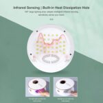 Επαγγελματικό Φουρνάκι Νυχιών UV LED 168W Mε Χρονοδιακόπτη & Αποσπώμενη Βάση electronistas.gr