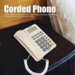Ενσύρματο Σταθερό Τηλέφωνο Γραφείου Με Αναγνώριση Κλήσης FSK/DTMF – Handsfree & LCD electronistas.gr