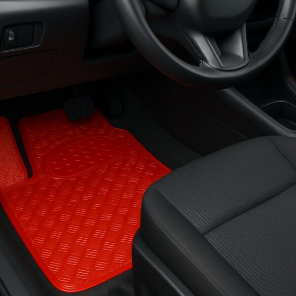 Σετ 5τμχ Πατάκια Αυτοκινήτου – Κόκκινα electronistas.gr