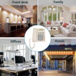 Ενσύρματο Σταθερό Τηλέφωνο Γραφείου Με Αναγνώριση Κλήσης FSK/DTMF – Handsfree & LCD electronistas.gr