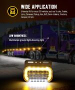 Σετ 2τμχ LED Φώτα Ογκου Φορτηγών 12V-24V electronistas.gr