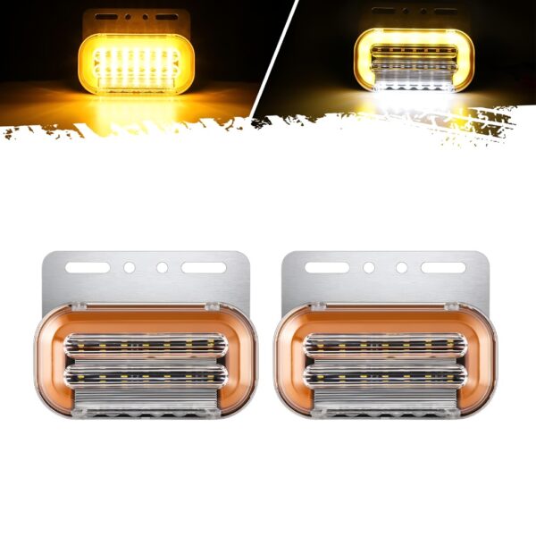 Σετ 2τμχ LED Φώτα Ογκου Φορτηγών 12V-24V electronistas.gr