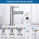 Βρύση Χρωμέ 17cm Κρύας Ροής electronistas.gr